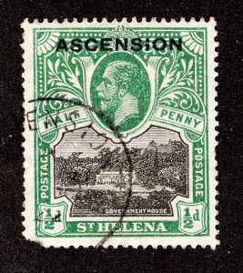 ASCENSION ISLAND #1 USED *MINOR FAULT* ~JM-0569