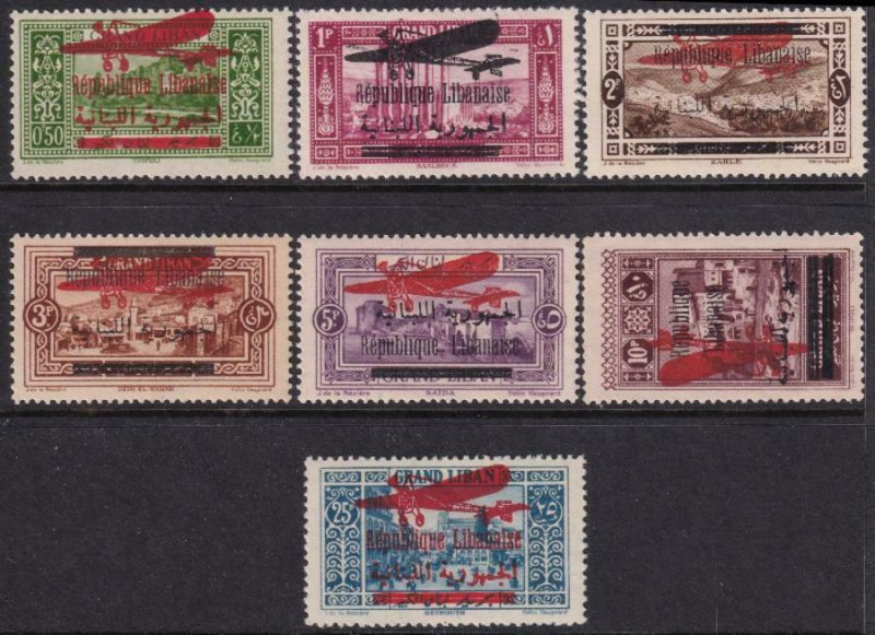 Lebanon 1928 SC C25-C35 Mint Set 