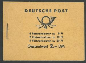 Germany DDR #330c, 333a, 477b, Complete Booklet, MNH**-