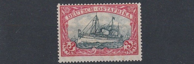 GERMAN EAST AFRICA  1901  S G 25   3R   BLUE BLACK RED   NO GUM       