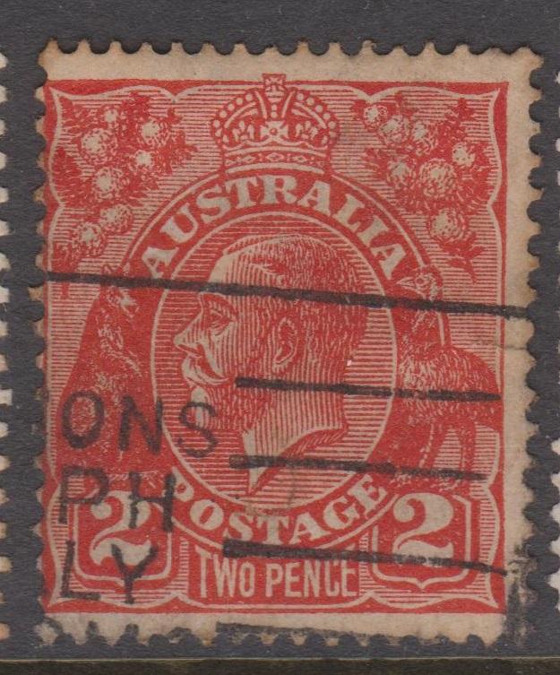 Australia KGV Sc#116 Used