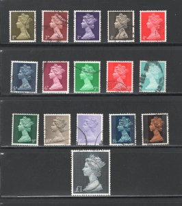 Great Britain #MH2-3, MH5-17, MH21    VF, Used, PartialSet, CV $6.45 ... 2480830