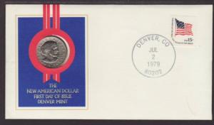 Susan B Anthony Denver CO,1979  U/A FDC 