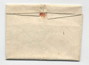 1836 Springfield NH manuscript stampless postmaster free frank [5249.164]