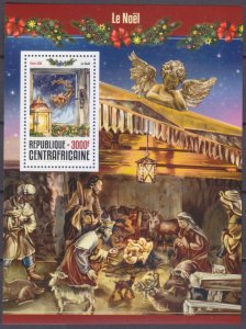 2016 Central African Republic 6449/B1511 Painting / Christmas 14,00 €