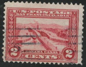 USA Scott 398 Used 1913 Panama-Pacific Used