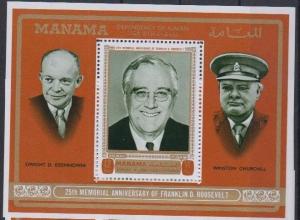 MANAMA SHEET ROOSEVELT CHURCHILL EISENHOWER