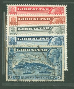 Gibraltar #96-9/99a Unused Single (Complete Set)