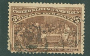 United States #234 Used Single