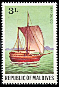 Maldive Islands 737, MNH, Sailing Ship Bandu Odi