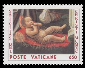 VATICAN CITY STAMP. SCOTT # 867. YEAR 1990. MINT