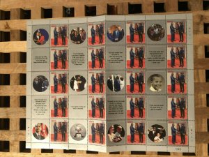 Kenya Famous People Stamps 2017 MNH President Barack Obama State Visit 20v M/S 