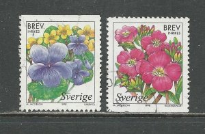 Sweden Scott catalog # 2279-2280 Used See Desc