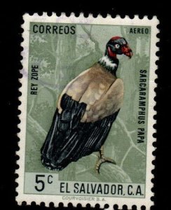 El Salvador Scott C200 Used King Vulture Airmail stamp