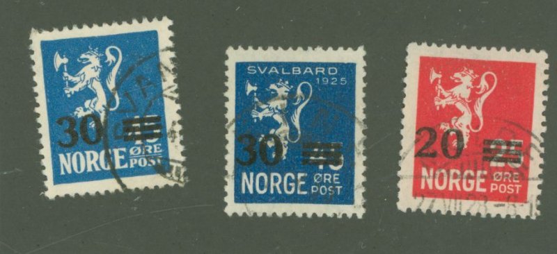 Norway #129-31  Single (Complete Set)