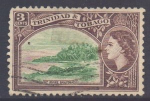 Trinidad Tobago Scott 74 - SG269, 1953 Elizabeth II 3c used