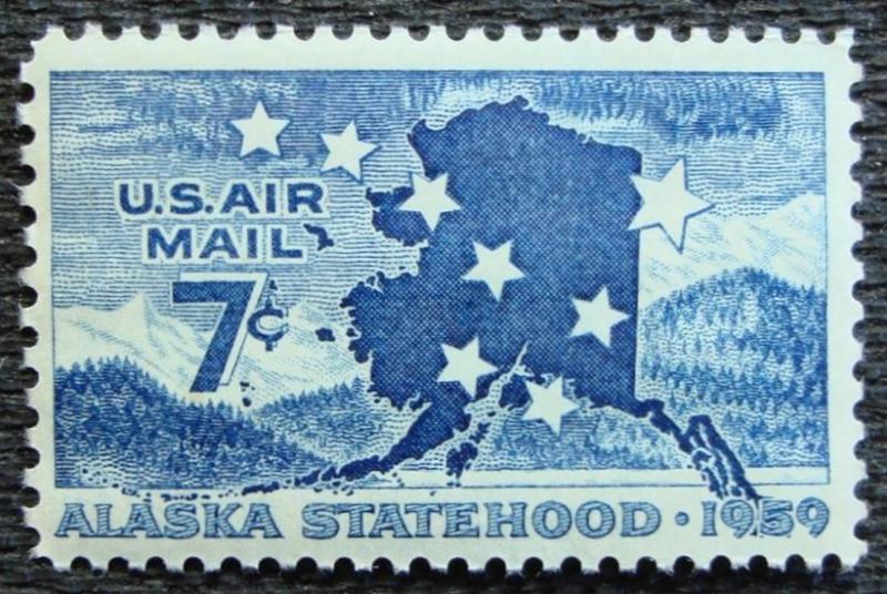 US #C53 MNH Single, Alaska, SCV $.25 L16