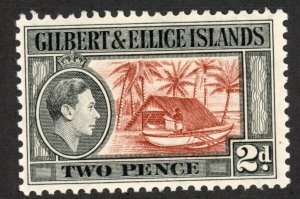 Gilbert & Ellice Islands 43 MH 1939 2p