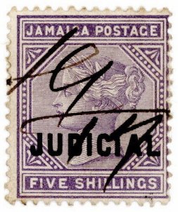 (I.B) Jamaica Revenue : Judicial 5/-