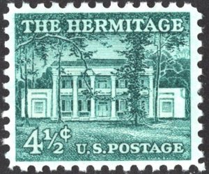 SC#1037 4½¢ The Hermitage Single (1959) MNH