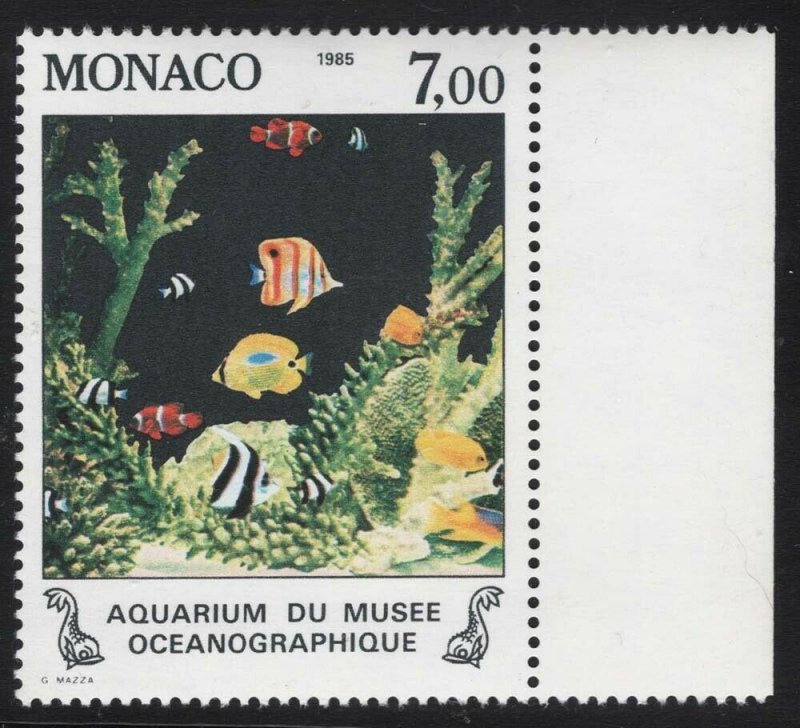 Monaco 1985 Fish set Sc# 1481-85 NH