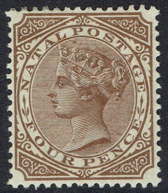 NATAL 1882 QV 4D WMK CROWN CA