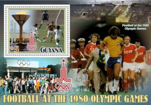 Olympic Games 1980 Football 2024 year, 8 sheets  perforated  NEW