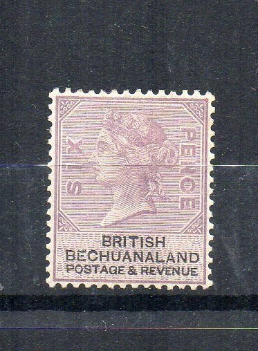 Bechuanaland Protectorate 1888 6d lilac and black MH