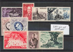 MONACO  354-62   MNH