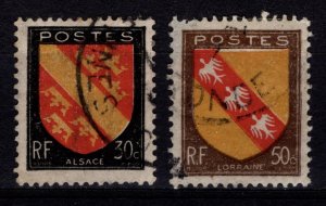 France 1946 Coat of Arms Definitives, Part Set [Used]