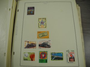 CUBA, 100s & 100s of Stamps mostly hinged on Scott pages