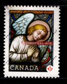 Canada - #2492 Christmas 2011 Stained Glass Angel   - Used