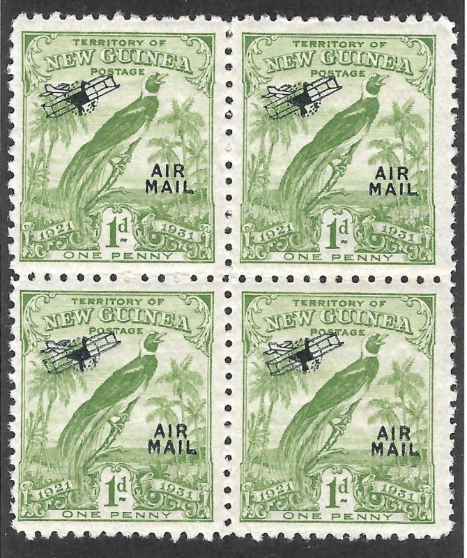 Doyle's_Stamps: MNH British New Guinea  Airmail Block of  Scott #C15**