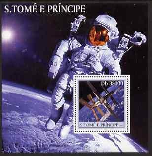 St Thomas & Prince Islands 2003 Space #2 perf s/sheet...