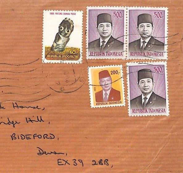 Indonesia 1976 SUHARTO 500r TOP VALUES *Padang* High Rate Registered Cover BT18