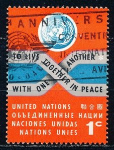 United Nations - New York #104 Single Used