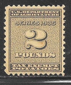 USA RI14: 2lb Numeral, MNH, F-VF, thin