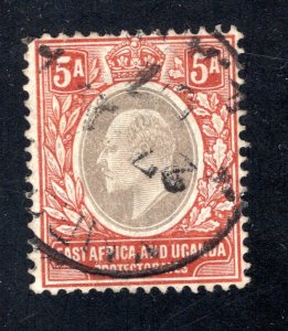 British East Africa & Uganda Protectorate  #23, F/VF, Used, CV $32.50 ...1760012