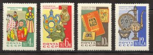 Russia Scott 2701-04 MNHOG - 1963 National Handicrafts Set - SCV $2.95