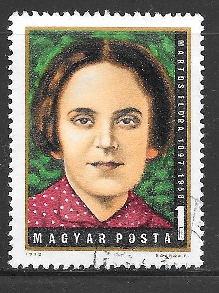 Hungary 2186: 1ft Flora Martos (1897-1938), CTO, F-VF