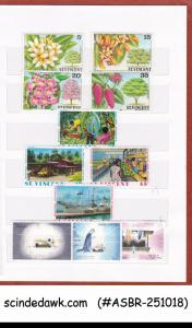 COLLECTION OF ST VINCENT STAMPS IN SMALL STOCK BOOK - 66 STAMPS & 2-M/S MNH