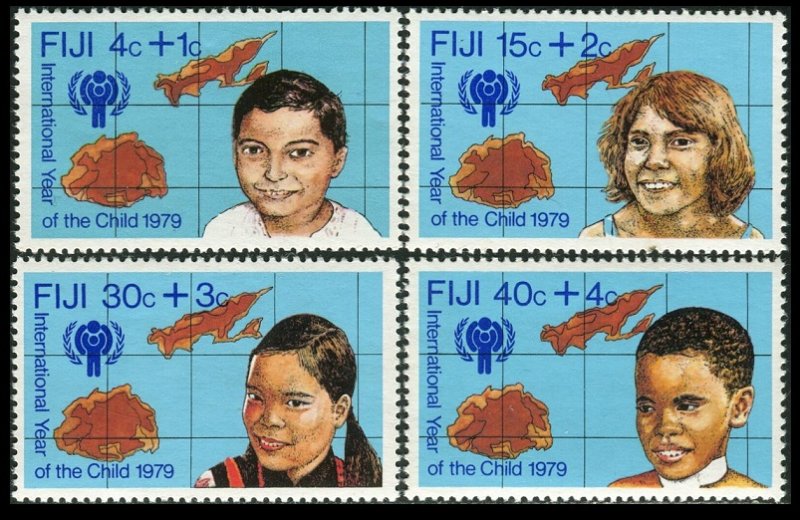 1979 Fiji 416-419 International Year Of The Child