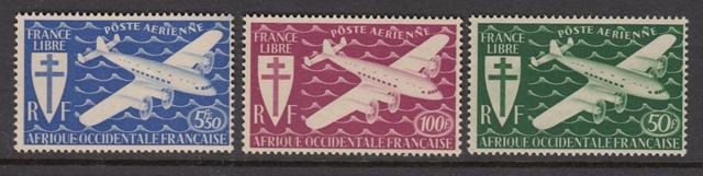 French West Africa C1-3 mint