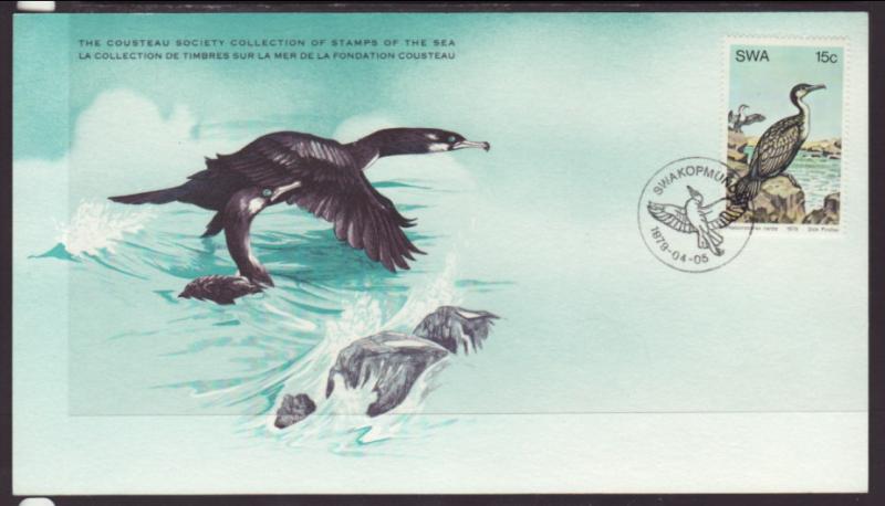 South West Africa Bird 1979 Costeau U/A FDC BIN