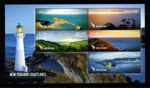 NEW ZEALAND SGMS3494 2013 COASTLINES  MNH