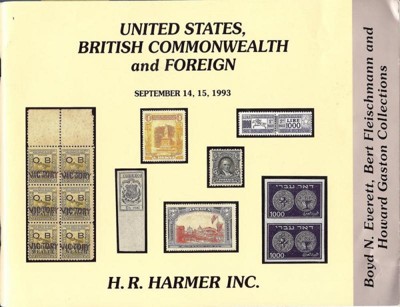 HR Harmer: Sale # 2890  -  United States, British Commonw...
