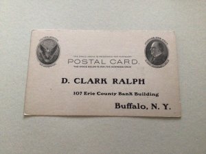 U. S. D. Clark Ralph Buffalo New York  1904 postal card 67151