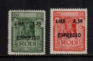 Aegean Island  E3 - E4   MNH cat $ 6.00  222