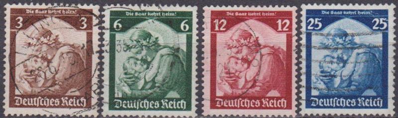 Germany #448-51 F-VF Used CV $10.85 (25587)  