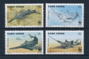 [53892] Cape Verde Cabo Verde 1997 Marine life WWF Sword fish MNH